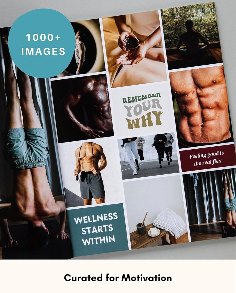 Lamare Vision Board Book for Men - 1000+ Vision Board Images & Quotes, Vision Board Supplies, Vision Board Kit, Collage Book for Manifestation - Image 2